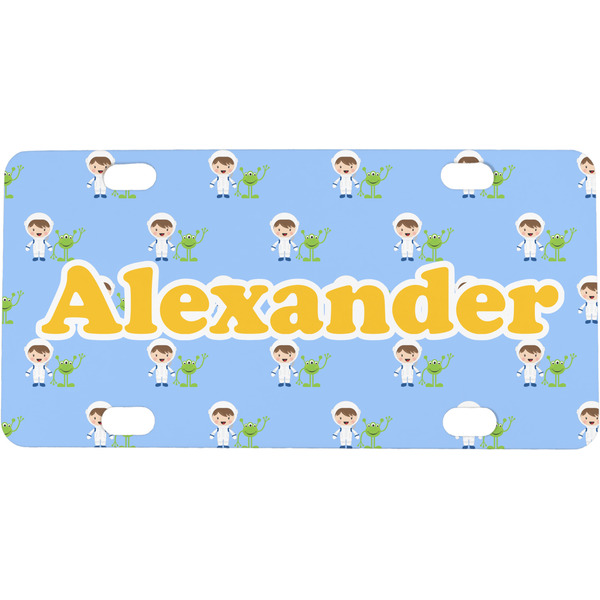 Custom Boy's Astronaut Mini/Bicycle License Plate (Personalized)