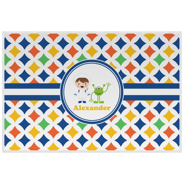 Custom Boy's Astronaut Laminated Placemat w/ Name or Text