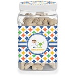 Boy's Astronaut Dog Treat Jar (Personalized)