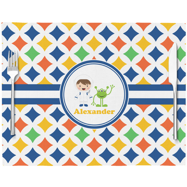 Boy's Astronaut Placemat with Props