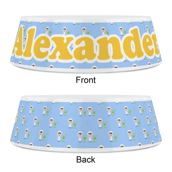 Boy's Astronaut Plastic Pet Bowls - Small - APPROVAL