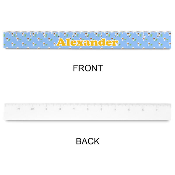 Boy's Astronaut Plastic Ruler - 12" - APPROVAL