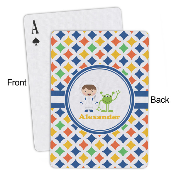 Boy's Astronaut Playing Cards - Approval