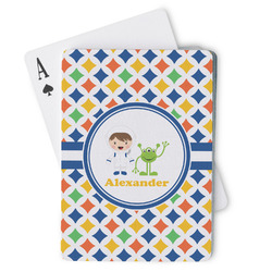 Boy's Astronaut Playing Cards (Personalized)