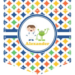 Boy's Astronaut Iron On Faux Pocket (Personalized)