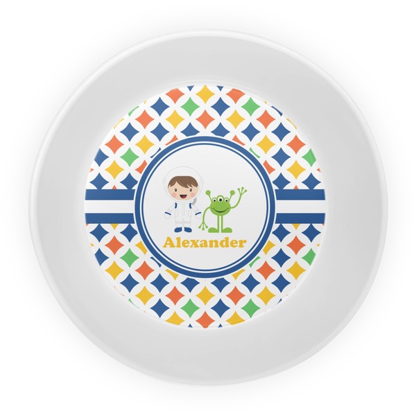 Boy's Astronaut Melamine Bowl - Center