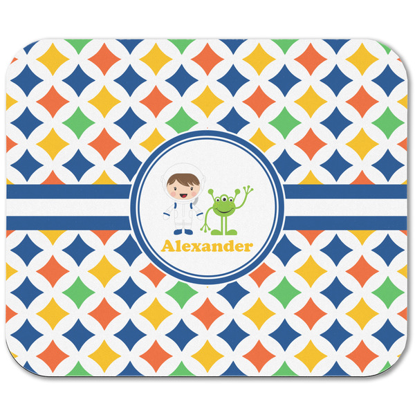 Boy's Astronaut Rectangular Mouse Pad - APPROVAL