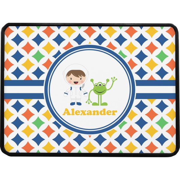 Boy's Astronaut Rectangular Trailer Hitch Cover (Personalized)