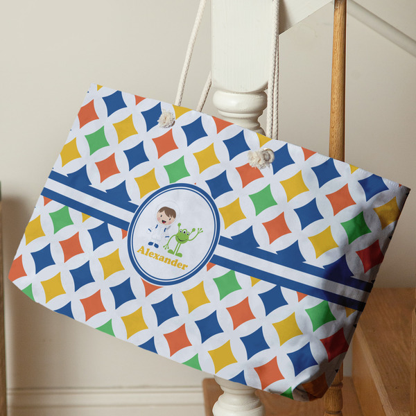 Boy's Astronaut Large Rope Tote - Life Style