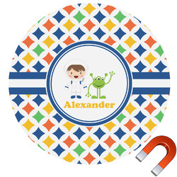 Boy's Astronaut Car Magnet (Personalized)