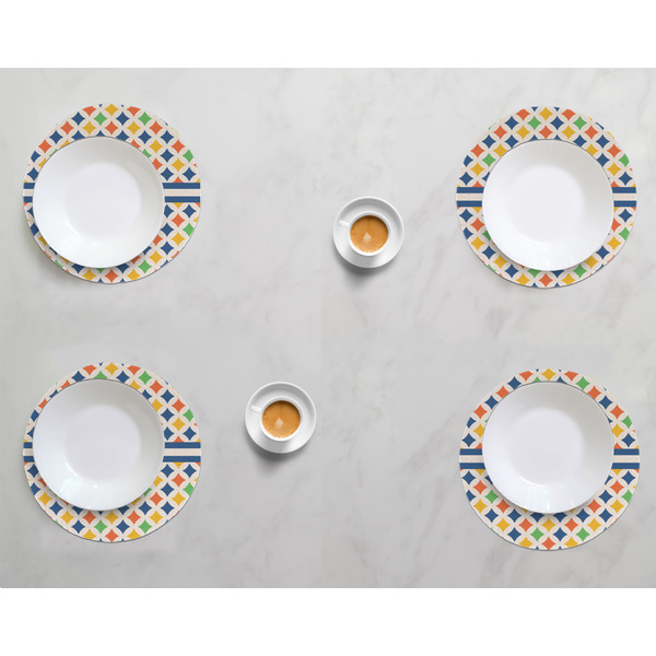 Boy's Astronaut Round Linen Placemats - LIFESTYLE (set of 4)