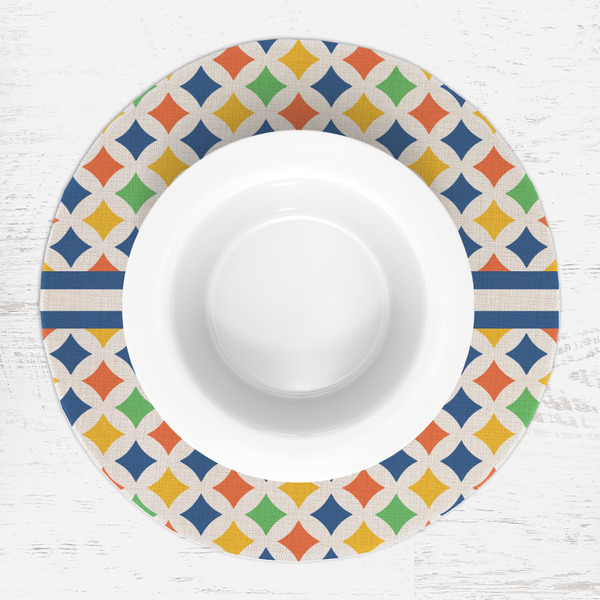 Boy's Astronaut Round Linen Placemats - LIFESTYLE (single)