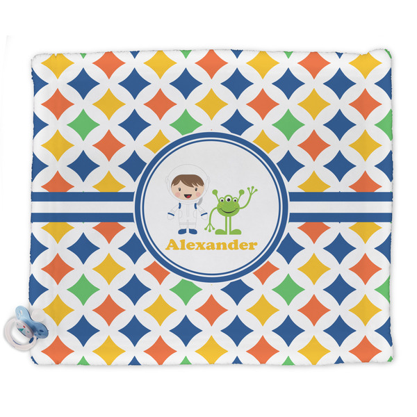 Custom Boy's Astronaut Security Blankets - Double Sided (Personalized)