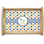 Boy's Astronaut Natural Wooden Tray - Small (Personalized)