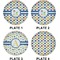 Boy's Astronaut Set of Lunch / Dinner Plates (Approval)