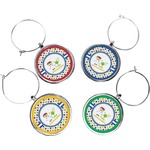 Boy's Astronaut Wine Charms (Set of 4) (Personalized)