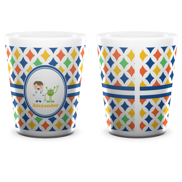 Boy's Astronaut Shot Glass - White - APPROVAL