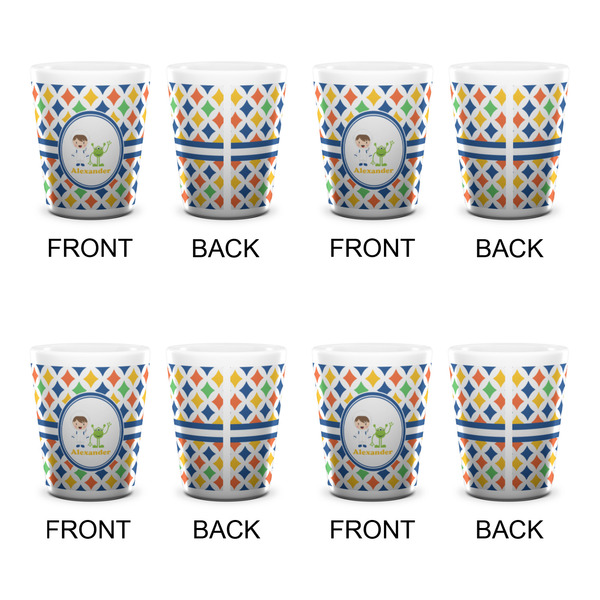 Boy's Astronaut Shot Glass - White - Set of 4 - APPROVAL