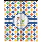 Boy's Astronaut Extra Long Shower Curtain - 70"x84" (Personalized)