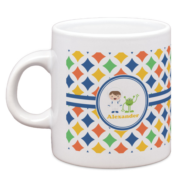 Custom Boy's Astronaut Espresso Cup (Personalized)
