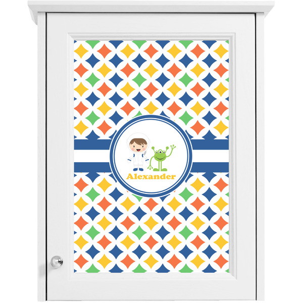 Boy's Astronaut Single White Cabinet Decal