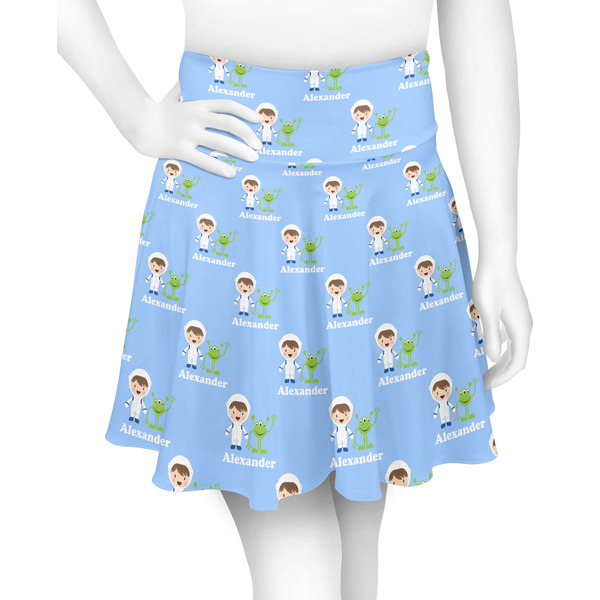 Custom Boy's Astronaut Skater Skirt - Large (Personalized)