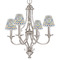 Boy's Astronaut Small Chandelier Shade - LIFESTYLE (on chandelier)