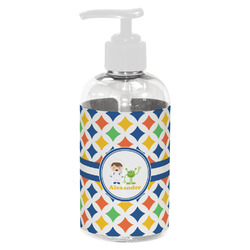 Boy's Astronaut Plastic Soap / Lotion Dispenser (8 oz - Small - White) (Personalized)