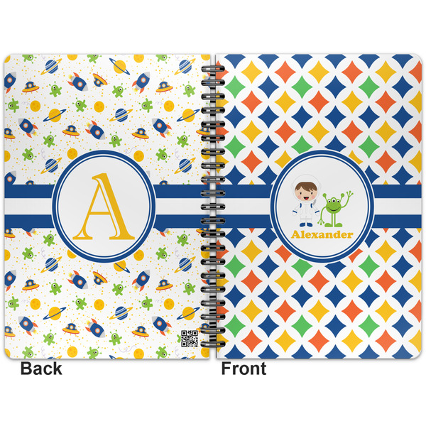 Boy's Astronaut Spiral Journal 7 x 10 - Apvl