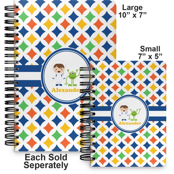 Boy's Astronaut Spiral Journal - Comparison