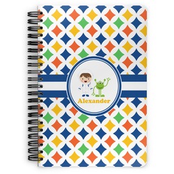 Boy's Astronaut Spiral Notebook (Personalized)