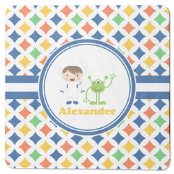 Boy's Astronaut Square Rubber Backed Coaster (Personalized)