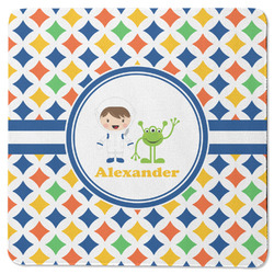 Boy's Astronaut Square Rubber Backed Coaster (Personalized)