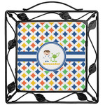 Boy's Astronaut Square Trivet (Personalized)