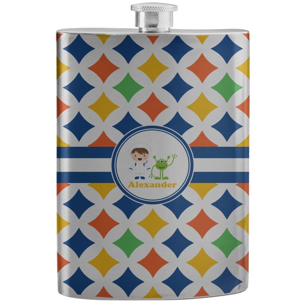 Custom Boy's Astronaut Stainless Steel Flask (Personalized)