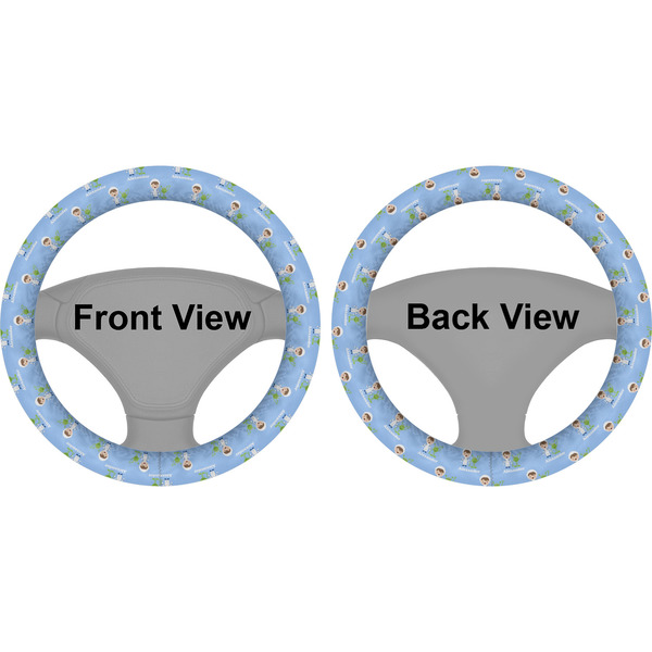 Boy's Astronaut Steering Wheel Cover- Front and Back