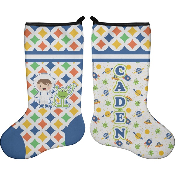 Boy's Astronaut Stocking - Double-Sided - Approval