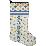 Boy's Astronaut Holiday Stocking - Neoprene (Personalized)