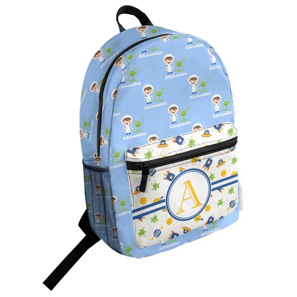Custom Boy's Astronaut Student Backpack (Personalized)