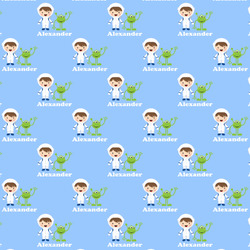 Boy's Astronaut Fabric by the Yard (Personalized)