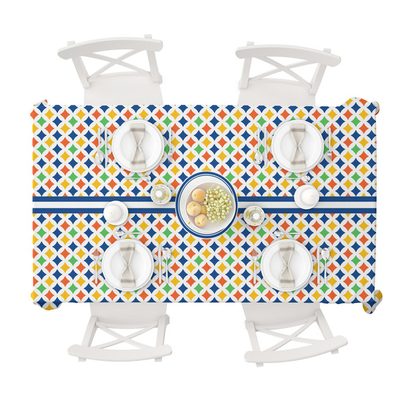 Boy's Astronaut Tablecloths (58"x102") - TOP VIEW