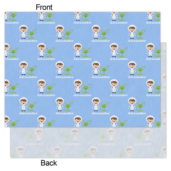 Boy's Astronaut Tissue Paper - Heavyweight - Large - Front & Back