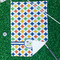 Boy's Astronaut Waffle Weave Golf Towel - In Context
