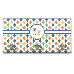 Boy's Astronaut Wall Mounted Coat Rack (Personalized)