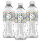 Boy's Astronaut Water Bottle Labels - Front View