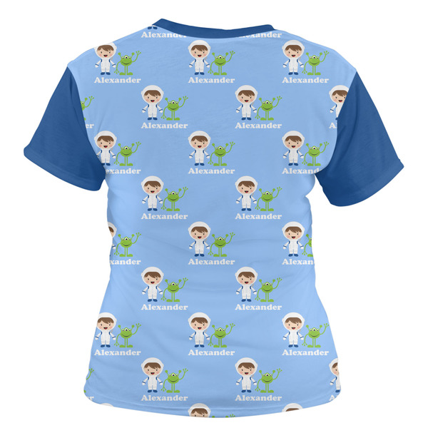 Boy's Astronaut Women's T-shirt Back