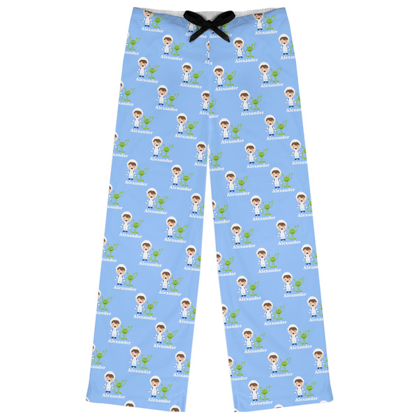 Custom Boy's Astronaut Womens Pajama Pants - L (Personalized)