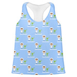 Boy's Astronaut Womens Racerback Tank Top - Small (Personalized)