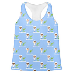 Boy's Astronaut Womens Racerback Tank Top (Personalized)