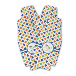 Boy's Astronaut Zipper Bottle Cooler - Set of 4 (Personalized)